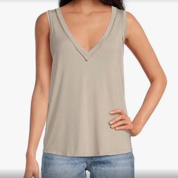 We The Free People XSmall Tank Moon Dance Tank in Quill NWT - Picture 1 of 8
